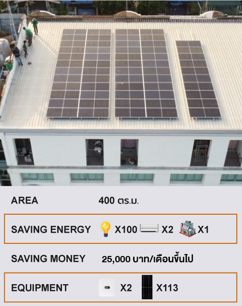 50 kWpHOUSE - OFFICE - CONDO - WAREHOUSE ค่าไฟตั้งแต่ 50,000 - 100,000 บาท