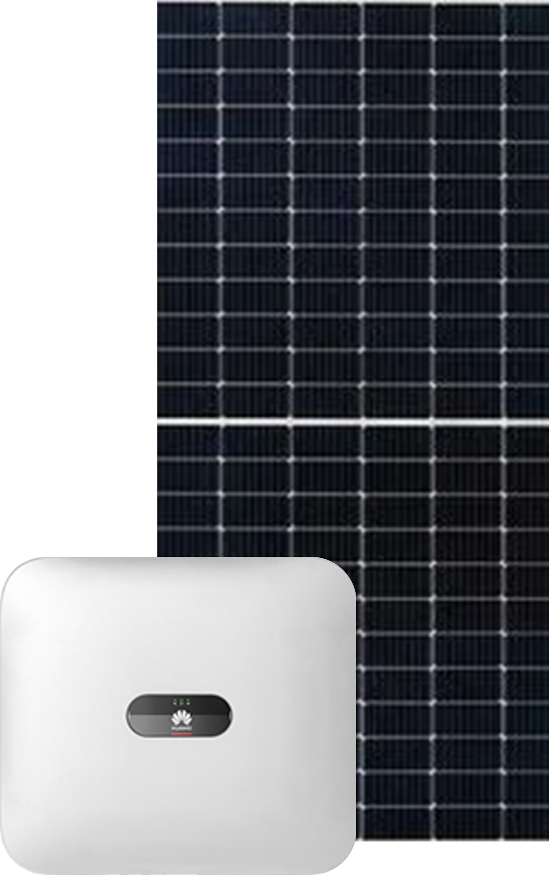 Picture Solar cell with Huawei inverter
